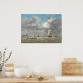 ル・ハーヴル - エドゥアール・ブーダン 美術 ポスター (キッチン)