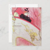 「ル・バテレア」の番組の表紙 ポストカード (正面/裏面)