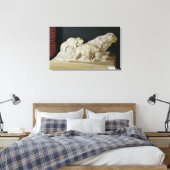 ル・ビソン彫刻のコピー キャンバスプリント (インサイチュ (寝室))