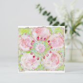 「ル・プリンテンプス」のシャワー招待状 招待状 (スタンド正面)