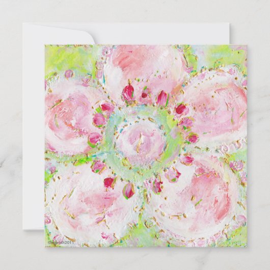 「ル・プリンテンプス」のシャワー招待状 招待状 (正面)