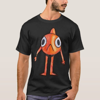 ル・ポワソン・スティーブ - 笑える気分のキャラクターアート Tシャツ
