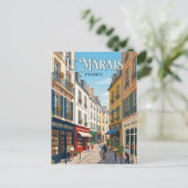 ル・マルエ フランス ポストカード (スタンド正面)