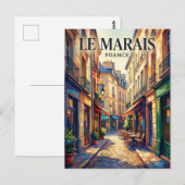 ル・マルエ フランス ポストカード (正面/裏面)