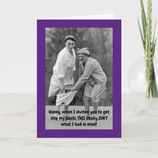 レおもしろいズビアンバレンタイン カード (正面)