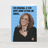 レおもしろいットカマラフィニッシュ誕生日 カード (正面)