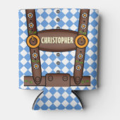 レおもしろいデホパーソナライズされたセンオクトーバーフェスト 缶クーラー (正面)