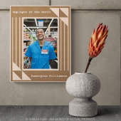 レお洒落ーモダンザー彫刻社員 レーザー彫刻フレーム