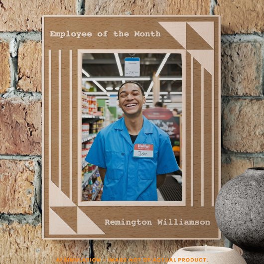 レお洒落ーモダンザー彫刻社員 レーザー彫刻フレーム