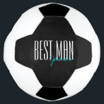 レはっきりしたター「花婿介添人」パーソナライズされた結婚式 サッカーボール<br><div class="desc">結パーソナライズされた婚祝いの贈り物。</div>