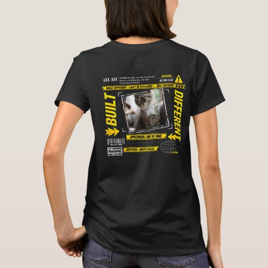 レアな標本 ねこ好きな人へのギフト Tシャツ (裏面)