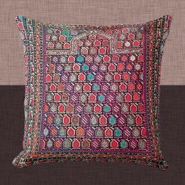 レアアンティークコーカサス東洋ラグデザイン クッション