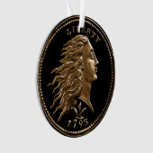 レアアーリーアメリカンペニーオーナメント オーナメント (正面)