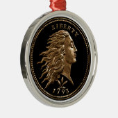 レアアーリーアメリカンペニーメタルオーナメント メタルオーナメント (右)