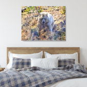 レアカーモードベア(Spirit Bear)写真 キャンバスプリント (インサイチュ (寝室))