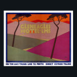 レアグレンイーグルズヴィンテージ旅行ポスター復元 ポスター<br><div class="desc">スコットランドの風景を示す非常に珍しいグレンイーグルズホテルの旅行ポスターの復元およびデジタル強化された複製。非常に高品質複製。ほとんどの欠陥が取り除かれた。色を修正。</div>