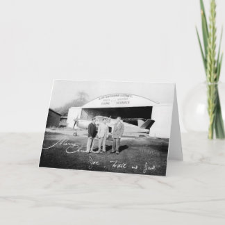 レアザーンズエアポートクリスマスカード カード