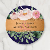 レアジー 予算 ローズゴールド グラム 結婚式 フェイバータグ (正面)