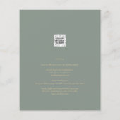 レアジー 春 夏 ボホ フラワー 花 ウェディング (裏面)