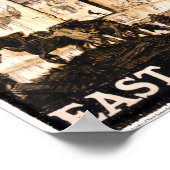 レアスコットランドヴィンテージ旅行ポスター復元 ポスター (角)