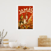 レアスペインの南北戦争ポスターJAMAS ポスター (キッチン)