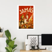 レアスペインの南北戦争ポスターJAMAS ポスター (ホームオフィス)