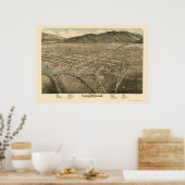 レアドビル， COパノラママップ – 1879 ポスター (キッチン)