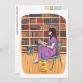 レアブックズルームアットザストランド，ニューヨーク 招待状 (正面/裏面)