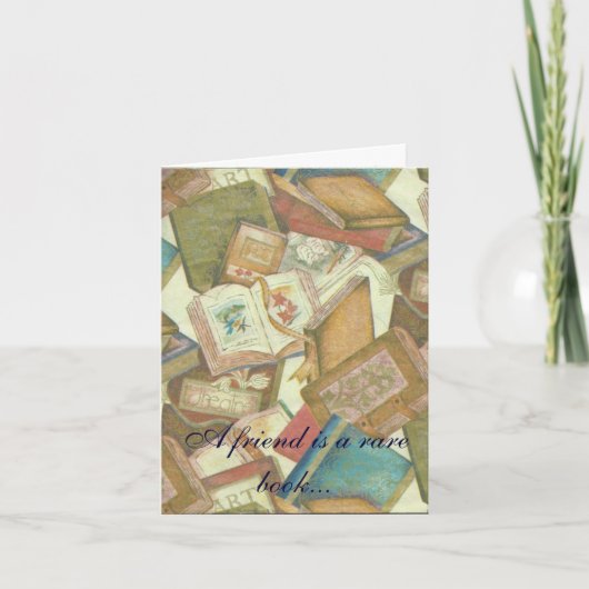 レアブックフレンドシップノートカード カード (正面)