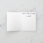 レアブックフレンドシップノートカード カード (内部)