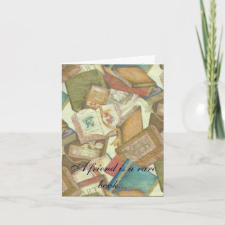 レアブックフレンドシップノートカード カード