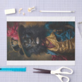 レアブラックライオン4 薄葉紙 (クラフト)