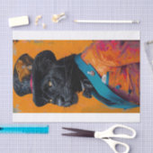 レアブラックライオン6 薄葉紙 (クラフト)