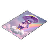 レアベア・パープル ノートブック (左側)