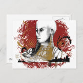 レアマサイ族の女性 ポストカード (正面/裏面)