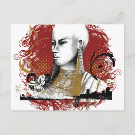 レアマサイ族の女性 ポストカード