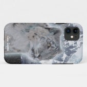 レアユキヒョウ大きな猫野生動物iPhone 5ケース Case-Mate iPhoneケース (裏面(横))