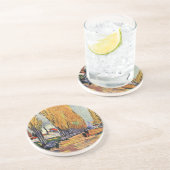 レアリスカップズバイヴァンゴッホ。秋の風景 コースター (側面)