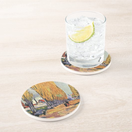 レアリスカップズバイヴァンゴッホ。秋の風景 コースター (側面)