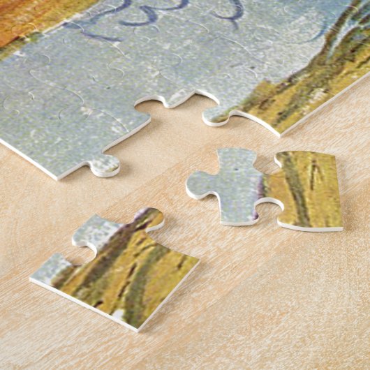 レアリスカップズバイヴァンゴッホ。秋の風景 ジグソーパズル (側面)