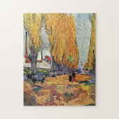 レアリスカップズバイヴァンゴッホ。秋の風景 ジグソーパズル (縦)