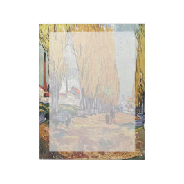 レアリスカップズバイヴァンゴッホ。秋の風景 ノートパッド