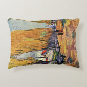 レアリスカンプス（墓地）バイビンセント・ヴァン・ゴッホ アクセントクッション (正面)