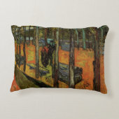 レアリスカンプス（墓地）バイビンセント・ヴァン・ゴッホ アクセントクッション (裏面)