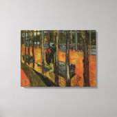 レアリスカンプス(墓地)バイビンセント・ヴァン・ゴッホ キャンバスプリント (正面)