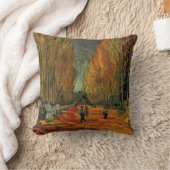 レアリスカンプス(墓地)バイビンセント・ヴァン・ゴッホ クッション (ブランケット)