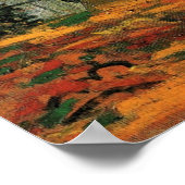 レアリスカンプス(墓地)バイビンセント・ヴァン・ゴッホ ポスター (角)