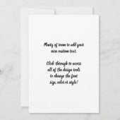 レアリスカンプス（墓地）バイビンセント・ヴァン・ゴッホ 招待状 (裏面)