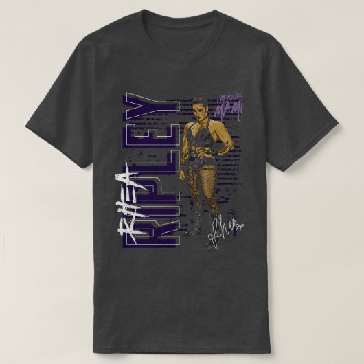 レアリプリー垂直タンクトップ Tシャツ (デザイン正面)