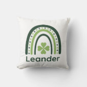 レアンダークローバーボホーレインボー クッション (正面)